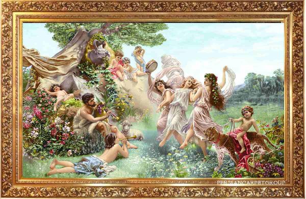 Handmade carpet, Italian painting style