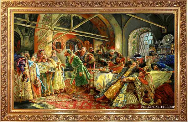 Handmade carpet, Italian painting style